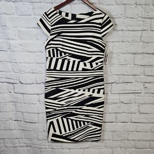 Alyx Monochrome Striped Mini Dress